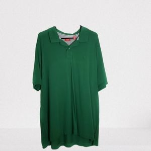 IZOD Green Polo Shirt Short Sleeved Mens XXL